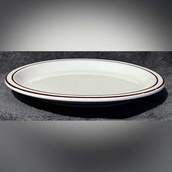 Vintage Buffalo Pottery 111C Speckled Oval Restaurant Ware Serving Platter. - Picture 3 of 9